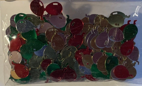 Pailletten Ballone bunt